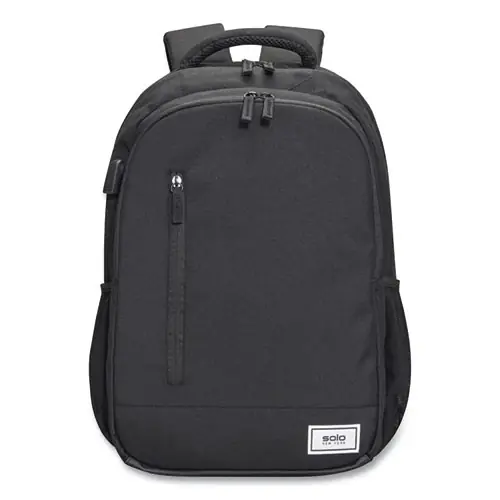 Solo Re:Define Laptop Backpack, Black, 15.6"