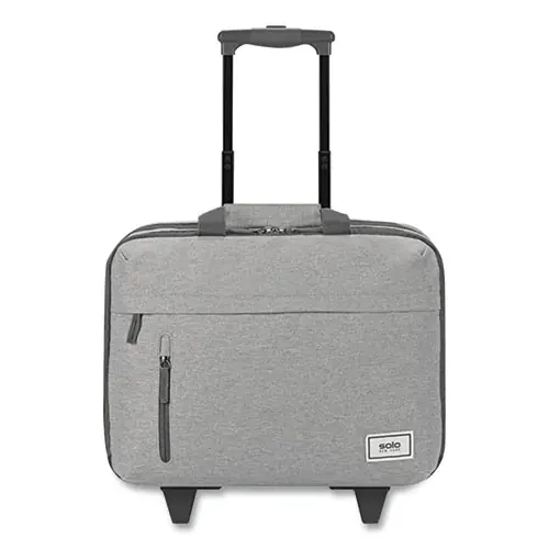 Solo Re:Start Underseat Rolling Case, 15.6", Light Gray