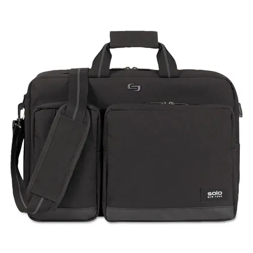 Solo Urban Hybrid Briefcase, Fits Devices Up to 15.6", Black