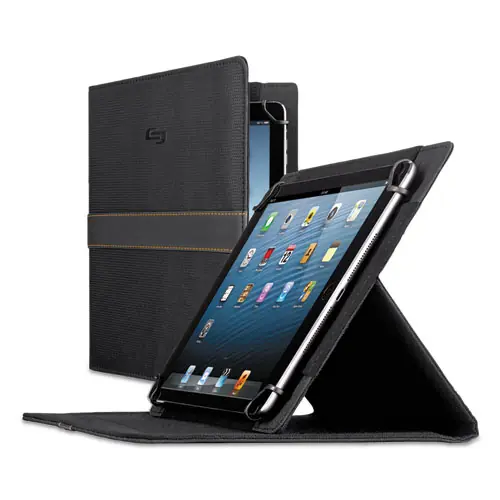 Solo Urban Universal Tablet Case, Fits 8.5" to 11" Tablets, Black