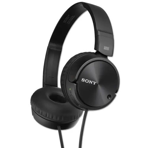 Sony® Noise Canceling Headphones, Black, 4 ft Cord