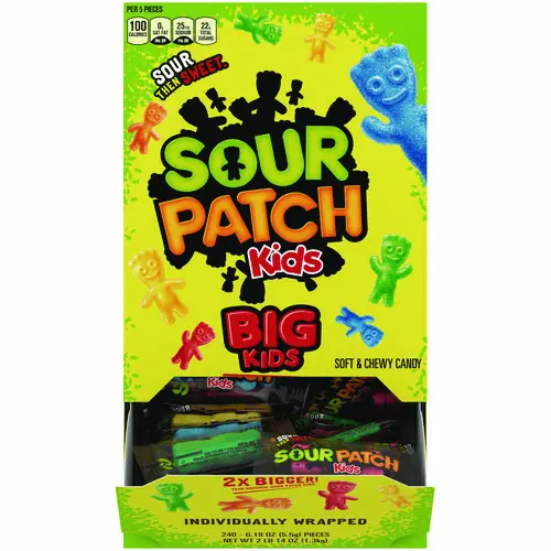 Sour Patch Kids® Fruit Flavored Candy, 240 Pieces, Grab-and-Go Box