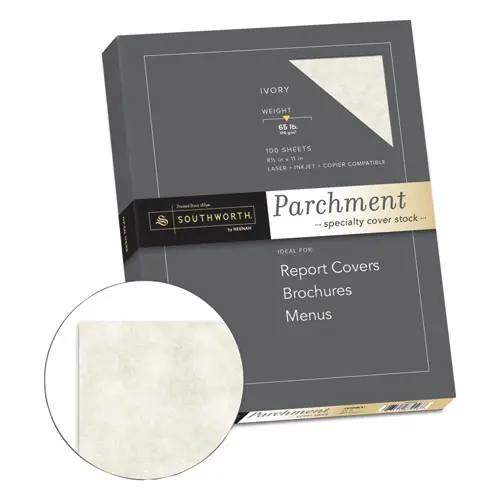 Southworth® Parchment Specialty Paper, Ivory, 100 Sheets