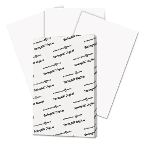 Springhill® Digital Index White Card Stock, 92 Brightness, 110 lb Index, 11" x 17", White, 250 Sheets/Pack