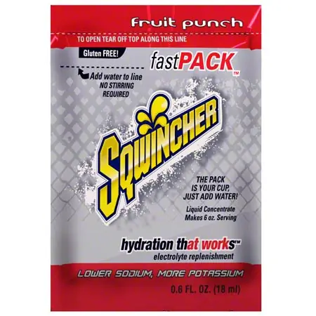 Sqwincher Fast Pack® Single Serve Powder - Fruit Punch