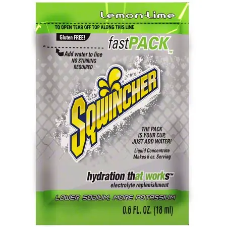 Sqwincher Fast Pack® Single Serve Powder - Lemon-Lime