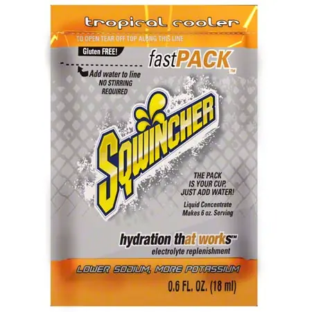 Sqwincher Fast Pack® Single Serve Powder - Tropical Cooler