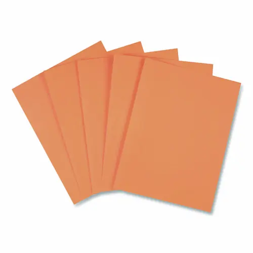 Staples® Brights Multipurpose Color Paper, Orange, 8.5 x 11, 20 lb, 500 Sheets/Ream, 5 Reams/Carton