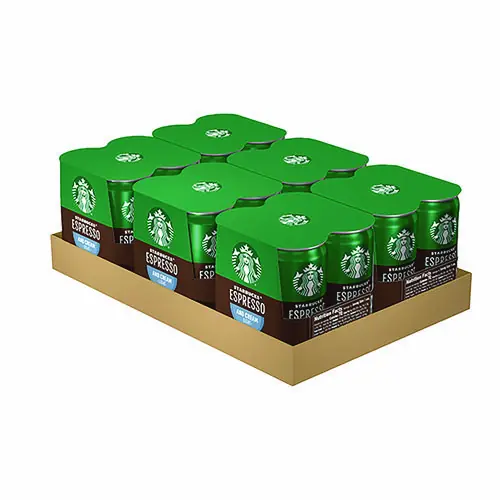 Starbucks® Cold Brew Coffee, Espresso and Cream Light, 6.5 oz Can, 24/Carton