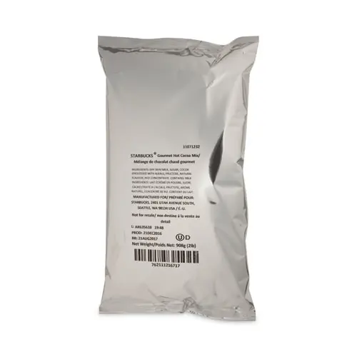 Starbucks® Gourmet Hot Cocoa Mix, 2 lb Bag, 6/Carton