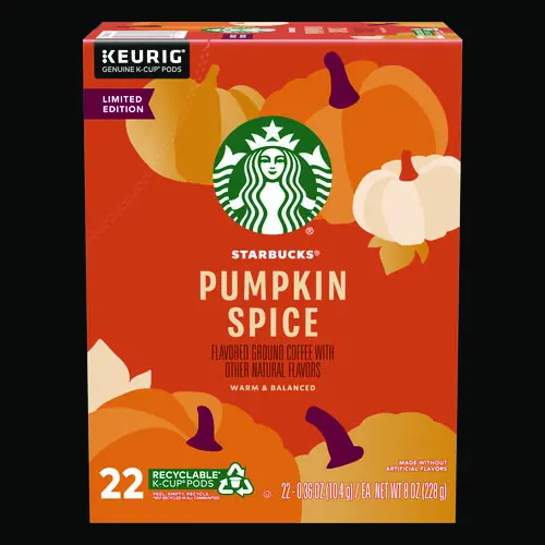 Starbucks® Pumpkin Spice Coffee K-Cup, 22/Box