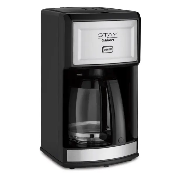 STAY by Cuisinart 12 Cup Coffeemaker – Black & Stainless