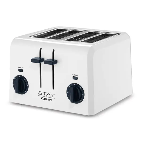 STAY by Cuisinart 4 Slice Toaster -White