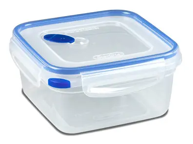 Sterilite Ultra-Seal 5.7 Cup Square Food Storage Container, Blue