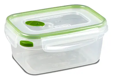 Sterilte Ultra-Seal 4.5 Cup Rectangle Food Storage Container, Green