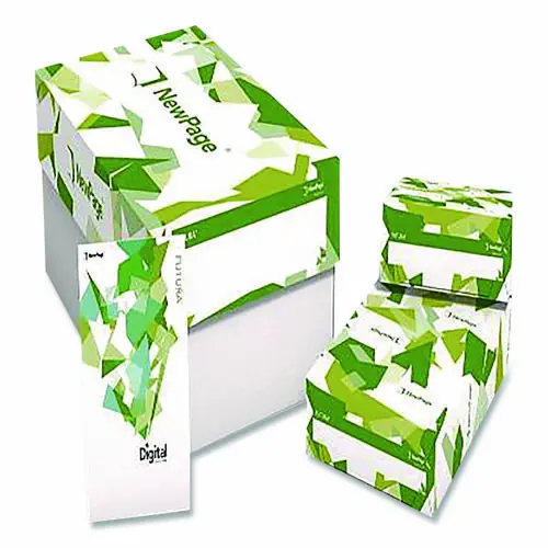 Sterling® Premium Futura New Page Digital Cover Paper, 96 Bright, 80 lb Bond, 8.5 x 11, White, 1,500 Sheets/Carton