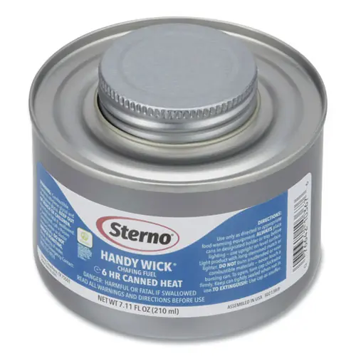 Sterno® Handy Wick Chafing Fuel, 6 Hour, 7.11 oz, 24 Cans