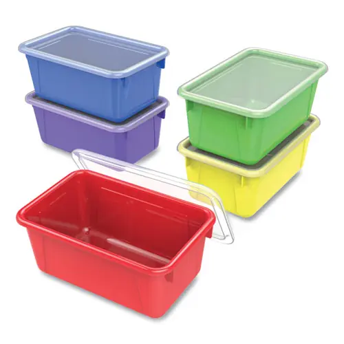 Storex Cubby Bin with Lid