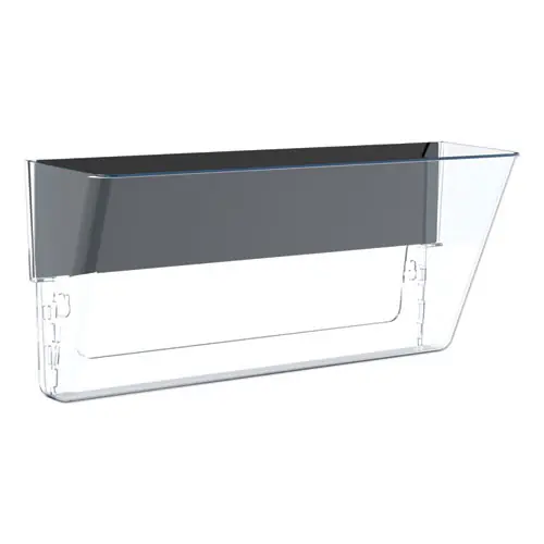 Storex Unbreakable Magnetic Wall File, Clear, Legal/Letter Size