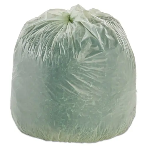 Stout® by Envision™ EcoSafe-6400 Bags, 30 gal, 1.1 mil, 30" x 39", Green, 48/Box