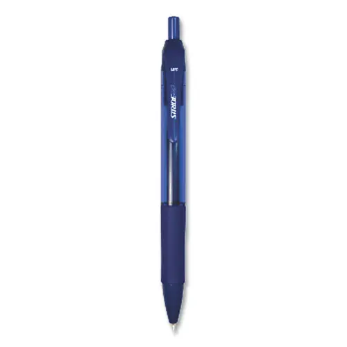 Stride StrideRio Gel Pen, Retractable, Medium 0.7 mm, Blue Ink, Translucent Blue Barrel, 12/Box
