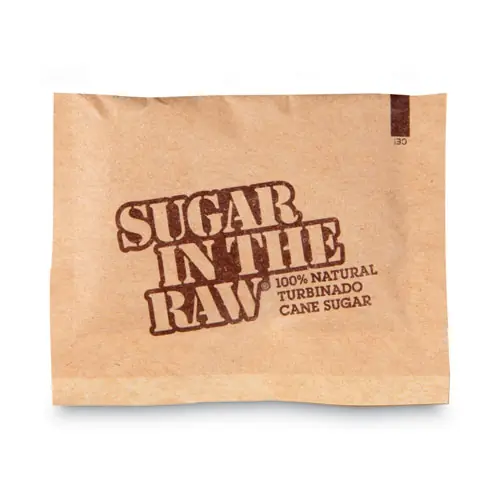 Sugar in the Raw Sugar Packets, 0.2 oz, 200 Packets/Box, 2 Boxes/Carton