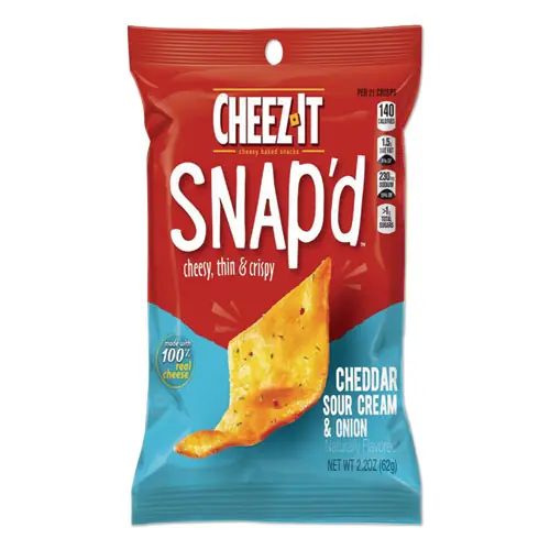 Sunshine® Cheez-it Snap'd Crackers, Cheddar Sour Cream and Onion