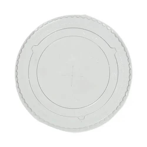 SupplyCaddy Plastic Cold Cup Lids, Fits 12 oz to 20 oz Cold Cups, Clear, 1,000/Carton