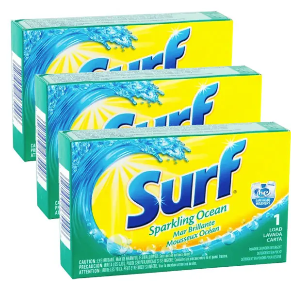 Surf Laundry Detergent, 2.0 oz. Powder, Case of 100 Packs