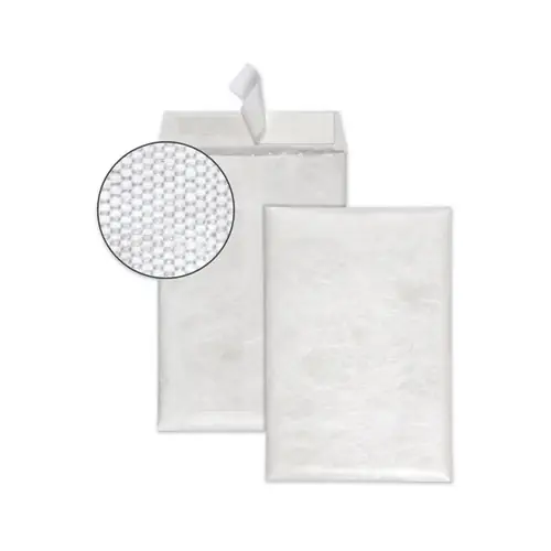 Survivor® Bubble Mailer of DuPont Tyvek, #0, Air Cushion, Redi-Strip Adhesive Closure, 6.5 x 9.5, White, 25/Box