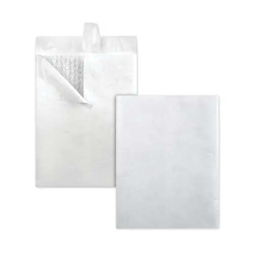 Survivor® Bubble Mailer, DuPont Tyvek®, #13 1/2, Redi-Strip® Adhesive, 10 x 13, White, 25/Box
