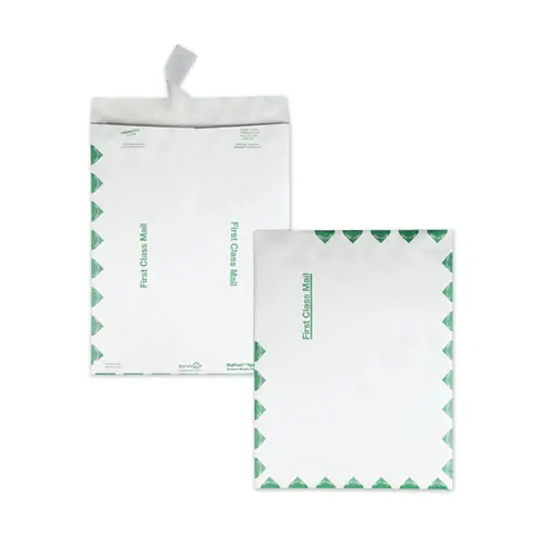 Survivor® Lightweight 14 lb Tyvek Catalog Mailers, First Class, #13 1/2, 10 x 13, White, 100/Box