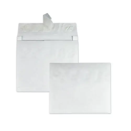 Survivor® Lightweight 14 lb Tyvek® Open End Expansion Mailers, #15 1/2, 12 x 16, White, 100/Carton