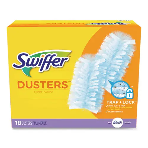 Swiffer® Dusters Refill, Lavender Scent, Light Blue, 18/Box