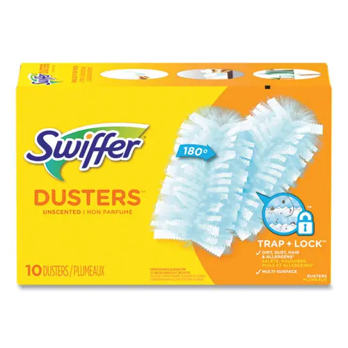 Swiffer® Dusters Refill, Unscented, Light Blue, 10/Box