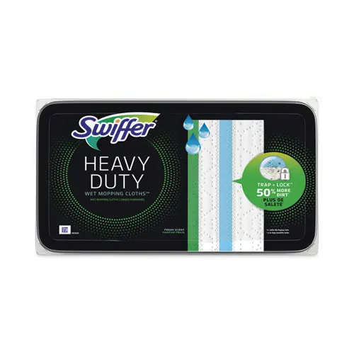 Swiffer® Heavy-Duty Wet Refill Cloths, Open Window Fresh, 20/Tub, 6 Tubs/Carton