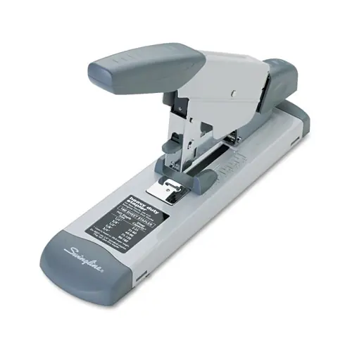 Swingline® Deluxe Heavy-Duty Stapler, 160-Sheet Capacity, Platinum
