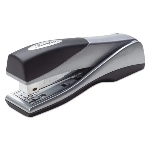Swingline® Optima Grip Full Strip Stapler, 25-Sheet Capacity, Silver