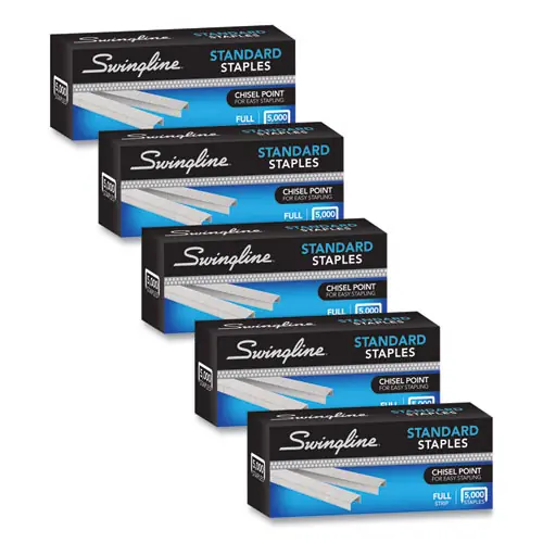 Swingline® S.F. 1 Standard Staples, 5,000/Pack, 5 Packs/Box