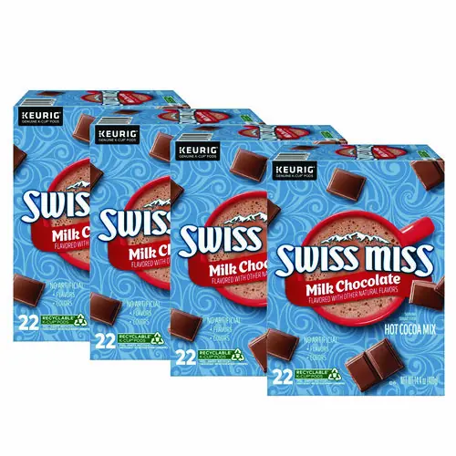 Swiss Miss® Milk Chocolate Hot Cocoa K-Cups, 88/Carton