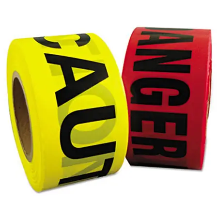 Danger Tape, Red/Black Lettering