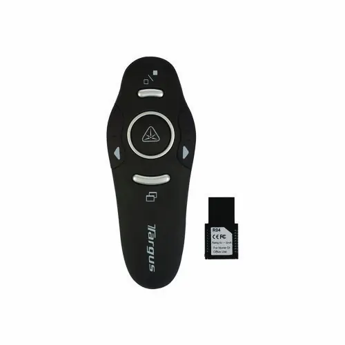 Targus® Wireless USB Presenter with Laser Pointer, Class 2, 50 ft Range, Black