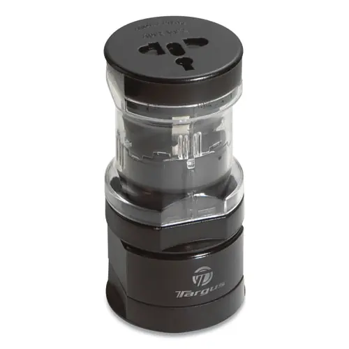 Targus® World Traveler AC Power Adapter, 110 V to 250 V, Black