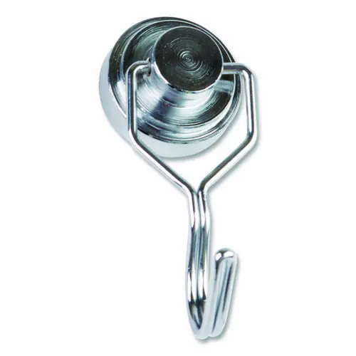 Teacher Created Resources Magnetic Hook, Steel, Silver, Supports Up to 20 lbs, 2/Pack