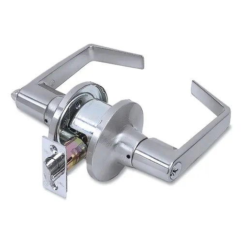 Tell® Light Duty Commercial Entry Lever Lockset, Satin Chrome Finish