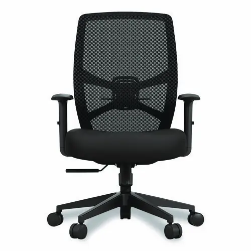 Tempur-Pedic® by Raynor ProTask Executive Task Chair, Supports Up to 275 lb, 19.06" to 22.44" Seat Height, Black Seat/Back, Black Base