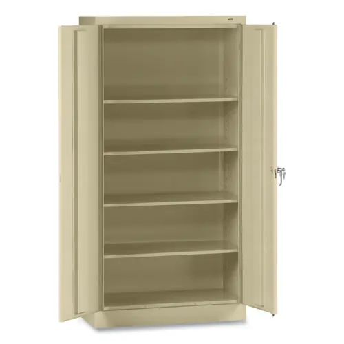 Tennsco 72" High Standard Cabinet, Putty, 30"W x 15"D x 72"H (Assembled)