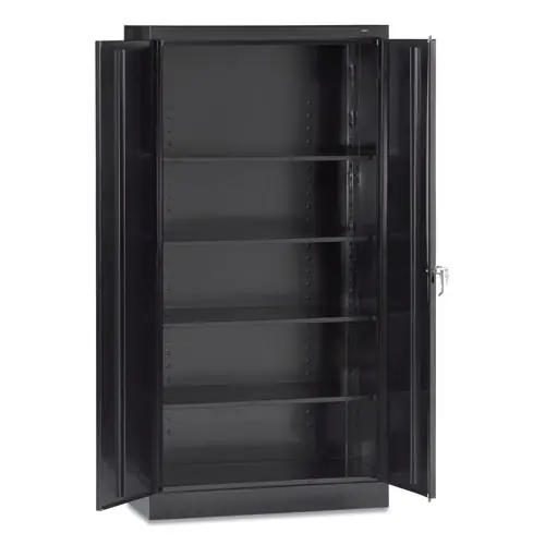 Tennsco 72" High Standard Cabinet, Black, 36"W x 18"D x 72"H (Assembled)