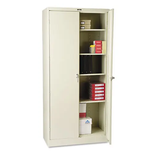 Tennsco 78" High Deluxe Cabinet, Putty