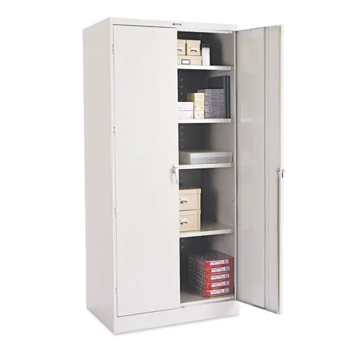 Tennsco 78" High Deluxe Cabinet, Light Gray
